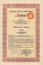 Schatzoekers aandeel: LUTINE - 1933, Ophalen of Verzenden, 1920 tot 1950, Aandeel
