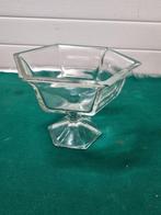 Schaal op voet van glas, Ophalen of Verzenden