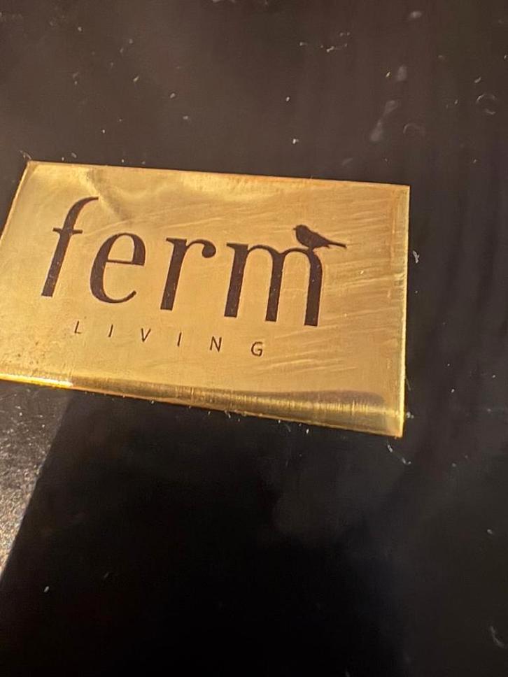 Herman Stoel Ferm Living (set van 4), Huis en Inrichting, Stoelen, Zo goed als nieuw, Vier, Hout, Metaal, Blauw, Ophalen