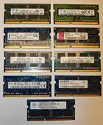 4GB DDR3 SODIMM 9 stuks, Computers en Software, RAM geheugen, Ophalen of Verzenden, Zo goed als nieuw, DDR3, Desktop