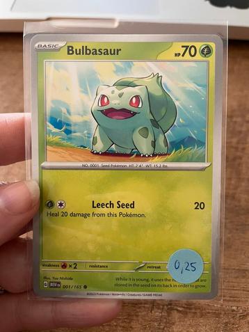 Diverse Pokemon kaarten uit de 151 serie. beschikbaar voor biedingen