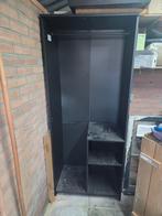 GRATIS Zwarte IKEA kast met legplanken en kledingroede, Ophalen, Gebruikt, 50 tot 100 cm, 150 tot 200 cm