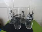 Glazen met stadspoorten uit divere steden, Verzamelen, Glas en Borrelglaasjes, Ophalen of Verzenden, Zo goed als nieuw, Frisdrankglas
