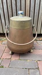 Ketel met hengsel op 3 poten, Antiek en Kunst, Antiek | Koper en Brons, Ophalen