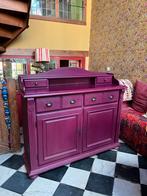 Paarse antiek dressoir, Huis en Inrichting, Kasten | Dressoirs, Ophalen of Verzenden, Gebruikt, 25 tot 50 cm