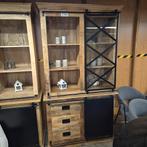 Buffetkast Lotte Mango Industrieel Nieuw, 200 cm of meer, 150 tot 200 cm, Nieuw, Ophalen of Verzenden