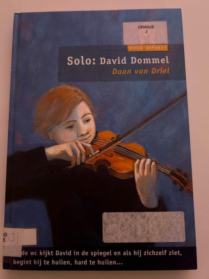 Solo: David Dommel - Daan van Driel, Boeken, Kinderboeken | Jeugd | onder 10 jaar, Gelezen, Fictie algemeen, Ophalen of Verzenden