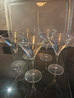 Wijn/ cocktail glazen 5stuks, Ophalen of Verzenden, Zo goed als nieuw, Overige typen
