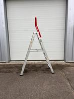 Aluminium ladder 2x8 treden met beugel, Doe-het-zelf en Verbouw, Ladders en Trappen, Ophalen, Gebruikt, Ladder, 2 tot 4 meter