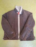 Pilotenjas lammy leren jas Oxbo - maat L, Maat 52/54 (L), Bruin, Nieuw, Oxbow