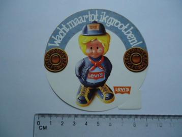 sticker oud Levi Strauss Levi's levis kind strip retro jeans beschikbaar voor biedingen