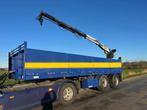 Kwb 2 as stenentrailer steent + Kennis kraan R 16 F3, Auto's, Vrachtwagens, Overige brandstoffen, Bedrijf, Aanhangers en Opleggers