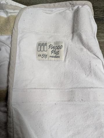 Witte Pacco Plus inbakerdoek medium v.a. 5kg beschikbaar voor biedingen
