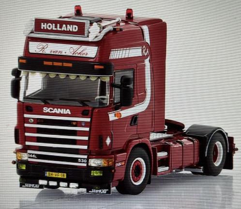 Reserveer hier: WSI scania 144 - 530 R van Acker, Hobby en Vrije tijd, Modelauto's | 1:50, Nieuw, Bus of Vrachtwagen, Wsi, Ophalen of Verzenden