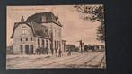 Oosterwolde Friesland Tramstation met Remise 1923 TOPPER, Ophalen of Verzenden, 1920 tot 1940, Gelopen, Friesland