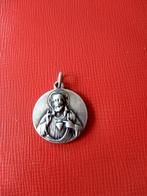 421 Mooie medaille H, Hart van Jezus - O.L.V. Carmel, Ophalen of Verzenden, Zo goed als nieuw, Overige typen, Christendom | Katholiek