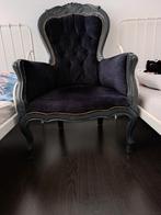 Elegante zwarte stoel, Ophalen, Hout, Minder dan 50 cm, Gebruikt