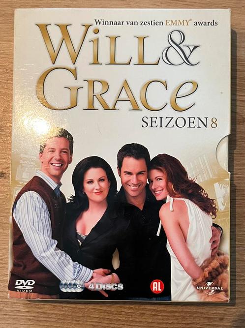 Will & Grace - seizoen 8, Cd's en Dvd's, Dvd's | Tv en Series, Zo goed als nieuw, Komedie, Alle leeftijden, Ophalen of Verzenden
