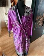Mooie paarse katoenen kimono uit Bali mt M ZGAN, Ophalen of Verzenden, Zo goed als nieuw, Maat 38/40 (M), Paars