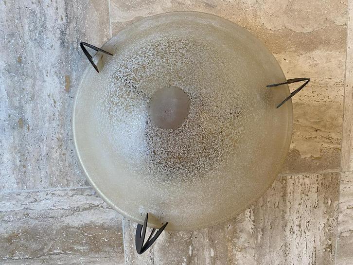 Designlamp Terzani Solune - 40cm - Murano glas - plafonnière, Huis en Inrichting, Lampen | Plafondlampen, Gebruikt, Glas, Metaal