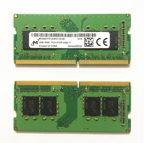 Micron 4GB 1Rx8 PC4-2133P-SAB-11 DDR4 SODIMM werkgeheugen, Computers en Software, RAM geheugen, Nieuw, Laptop, 4 GB, DDR4, Ophalen of Verzenden
