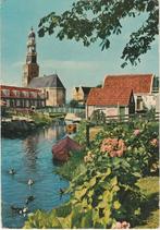 HINDELOOPEN Idyllisch Hoekje met Ned. Herv. Kerk, Verzamelen, Ansichtkaarten | Nederland, Verzenden, 1960 tot 1980, Gelopen, Friesland