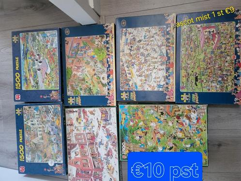 Jan van Haasteren en wasgy en andere Puzzels !!goedgeprijsd!, Hobby en Vrije tijd, Denksport en Puzzels, Gebruikt, Legpuzzel, 500 t/m 1500 stukjes