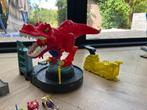 Hot Wheels City Dino Speelset – Rode T-Rex, Racebaan, Ophalen of Verzenden, Zo goed als nieuw, Zelf te bouwen