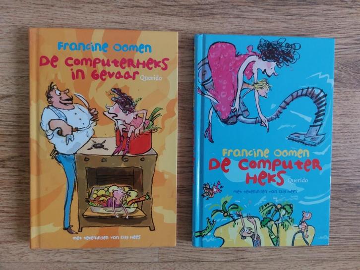 FRANCINE OOMEN- DE COMPUTERHEKS - COMPUTERHEKS IN GEVAAR, Boeken, Kinderboeken | Jeugd | onder 10 jaar, Zo goed als nieuw, Fictie algemeen