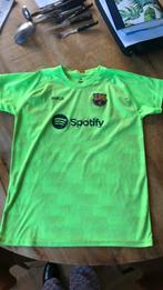 Tenue FC Barcelona (replica) fluorescerend geel maat 14, Sport en Fitness, Voetbal, Maat S, Ophalen of Verzenden, Gebruikt, Set