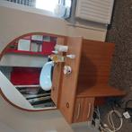 kaptafel met grote spiegel, Huis en Inrichting, Tafels | Kaptafels, Ophalen, Gebruikt, 50 tot 100 cm, Minder dan 100 cm