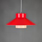 Louis Poulsen Visir hanglamp rood en roze, vintage design, Louis Poulsen, Ophalen of Verzenden, Zo goed als nieuw, 75 cm of meer