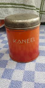 oud kaneelbusje/ voorraadbus kaneel/ keukenbus/ kruidenbus, Antiek en Kunst, Ophalen of Verzenden