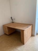 Houten bureau, Huis en Inrichting, Bureaus, Ophalen, Gebruikt, Bureau