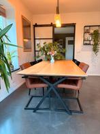 Eetkamer tafel - Table du Sud, Ophalen, 100 tot 150 cm, Eikenhout, 200 cm of meer