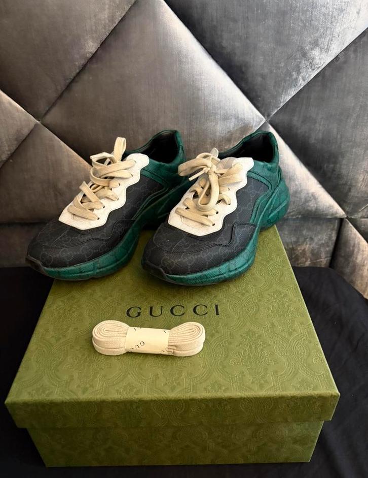 Gucci Rhyton sneakers maat 38 – ZGAN, Kleding | Dames, Schoenen, Zo goed als nieuw, Sneakers of Gympen, Zwart, Ophalen of Verzenden