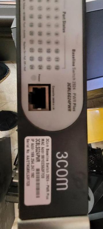 3Com Baseline Switch 2824-PWR Plus beschikbaar voor biedingen