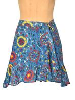 Berenice rokje, rok, flowers,blauw,  Mt. 34 / XS, Kleding | Dames, Rokken, Berenice, Zo goed als nieuw, Maat 34 (XS) of kleiner