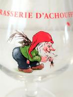 3 glazen D'ACHOUFFE 33 - 25 en 12 cl +Fles Chouffe 40 Jaar, Ophalen of Verzenden, Glas of Glazen, Overige merken