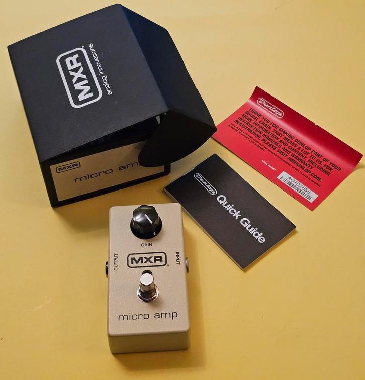 MXR Micro Amp, Muziek en Instrumenten, Effecten, Zo goed als nieuw, Volume, Overige typen, Ophalen of Verzenden