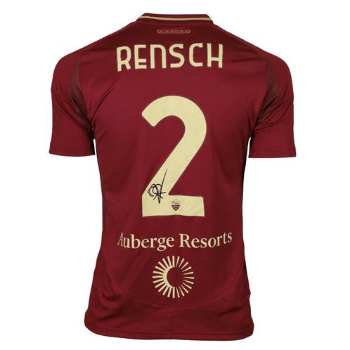 MatchWornShirt van Devyne Rensch. AS Roma nr 2, Verzamelen, Sportartikelen en Voetbal, Zo goed als nieuw, Shirt, Buitenlandse clubs