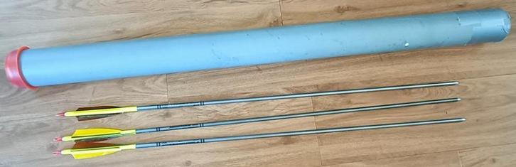 Boogschiet pijlen 86cm lang, Sport en Fitness, Handboogschieten, Zo goed als nieuw, Pijlen, Ophalen