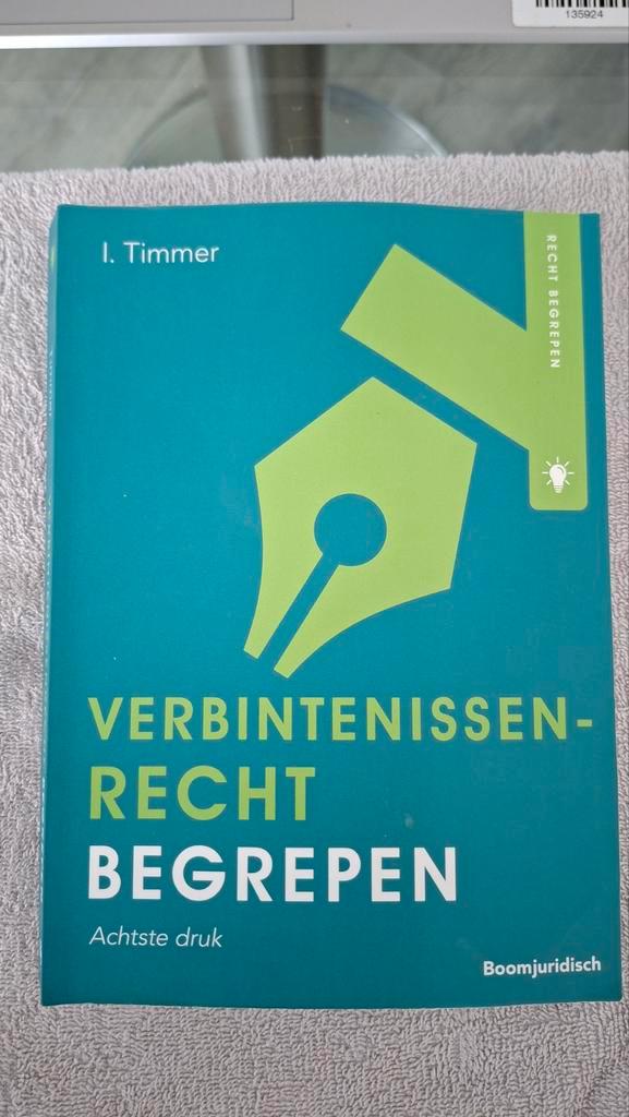I. Timmer - Verbintenissenrecht begrepen, Boeken, Wetenschap, Zo goed als nieuw, Ophalen of Verzenden