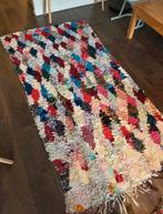 Kleurrijk vintage Berber boucherouite kleed 120 x 240 cm, Huis en Inrichting, Stoffering | Tapijten en Kleden, Ophalen, 200 cm of meer