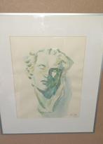 Aquarel van T. Dekker, Antiek en Kunst, Ophalen of Verzenden