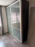 Pax kast met glazen schuifdeuren, Ophalen, 200 cm of meer, Met hangruimte, Zo goed als nieuw