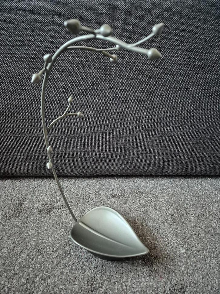 Umbra Sieradenhouder Orchid, Sieraden, Tassen en Uiterlijk, Kettinghangers, Zo goed als nieuw, Overige materialen, Grijs, Bloem of Plant