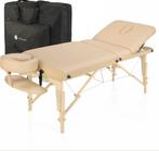 ZenGrowth inklapbare draagbare Massagetafel - Topkwaliteit!, Ophalen, Verstelbaar, Beige, Nieuw