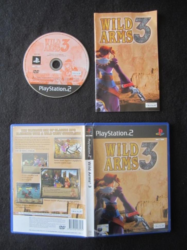 PS2 - Wild Arms 3 III - Playstation 2, Spelcomputers en Games, Games | Sony PlayStation 2, Zo goed als nieuw, Role Playing Game (Rpg)