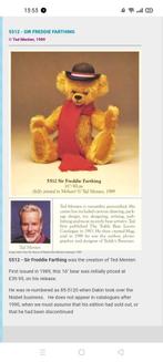 Sir Freddy Farthing Bear, the Nisbet celebrity collection., Verzamelen, Overige merken, Stoffen beer, Ophalen of Verzenden, Zo goed als nieuw